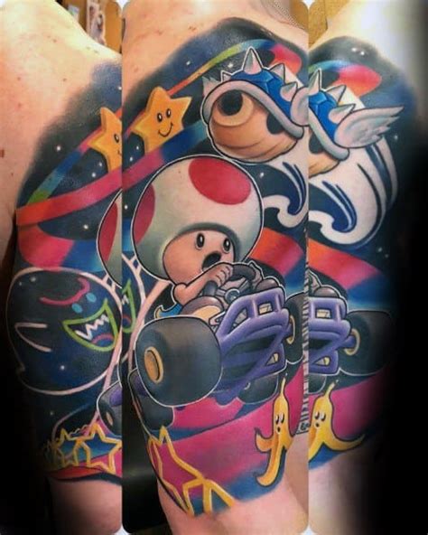 The mario brothers ghost tattoo is a popular one for fans of the video game series and it is another fun way to portray a ghost in a tattoo. 40 Mario Ghost Tattoo Ideas For Men - Boos Designs