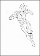 SCARICA GRATIS! Captain Marvel Disegno Da Colorare ...
