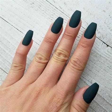 Shop for matte pink nail polish online at target. Deep Teal Green nails fake nails press on nails. Green ...