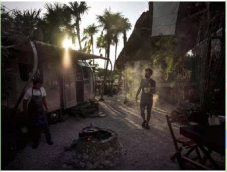 The beer batter is light and crunchy, perfect with the cod. Tulum restaurant offers "campfire food" on beachfront ...