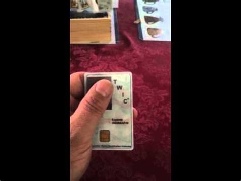 A twic card is short for transportation worker identification credential card. My Twic card - YouTube