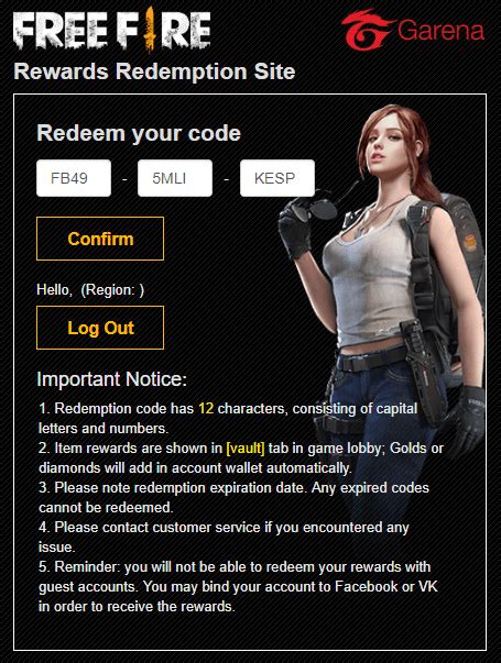 Jika kode redeem dapat digunakan, kalian wajib bind akun free oleh karena itu, kami sarankan pantau terus website ini setiap saat. Garena Free Fire Redeem Code 2020 : Get 50% Free Diamonds ...