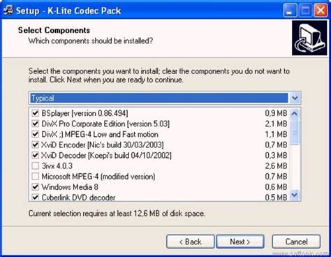 Old versions also with xp. K Lite Codec Pack - nitrofocus