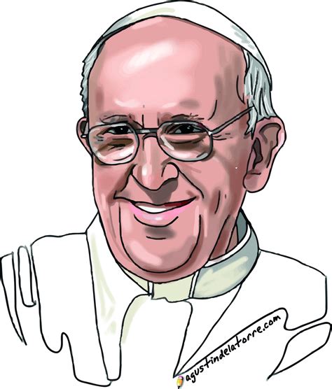 Todos los dibujos publicados en este blog pueden ser reproducidos mencionando la autoría de las melli. Francisco, el Papa papá - Agustin de la Torre Zarazaga