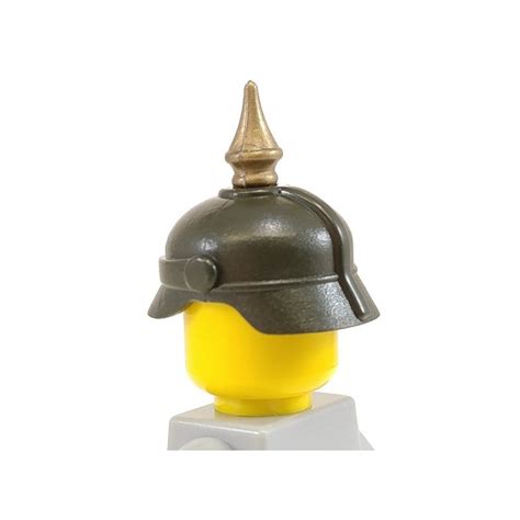 Blechernen helmartigen kopfbedeckungen der knechte u. Brickarms Pickelhaube - casque à pointe