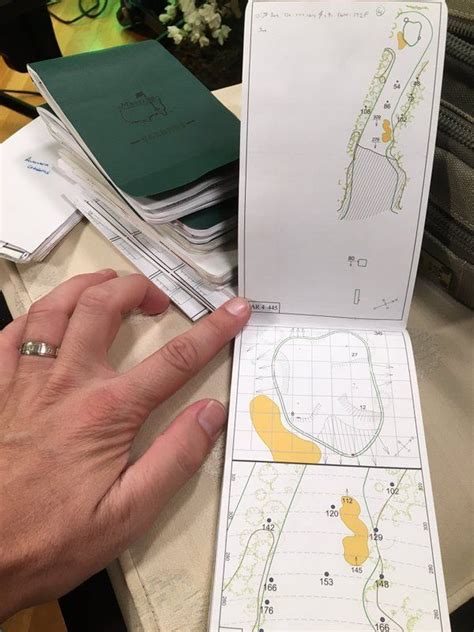 Rickie fowler's caddie posted some yardage book notes from. Masters yardage book | Yardage book, Golf yardage book ...