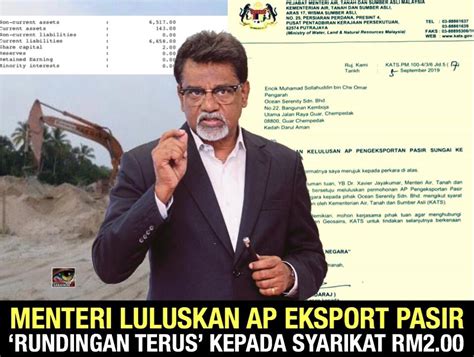 Connect to psftrading sdn bhd. Lagi Menteri luluskan AP Eksport pasir secara 'rundingan ...