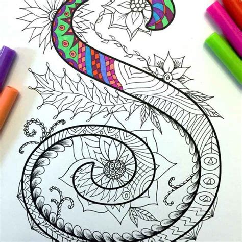 Dont miss the fabulous zentangle primer vol 1. Letter S Zentangle - Inspired by the font "Harrington" | Dibujos, Arte