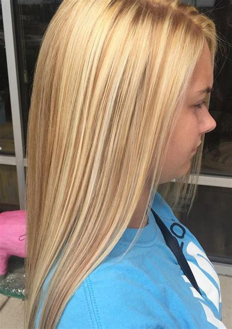 I was able to dye my highlighted blonde hair to brown for less than $10 {and get a free trim from the hh}. Blonde Highlighted Haircolor Pictures. Chunky Blonde ...