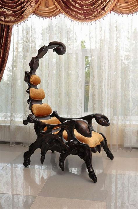 While plenty of artful pieces were on display at design miami 2016, it was the designer chairs and sofas that caught our attention. Cool Armchair in Shape of Scorpion - Scorpion Chair - The ...