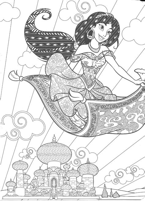 Check spelling or type a new query. Jasmine Colouring Page | Disney coloring pages, Disney ...