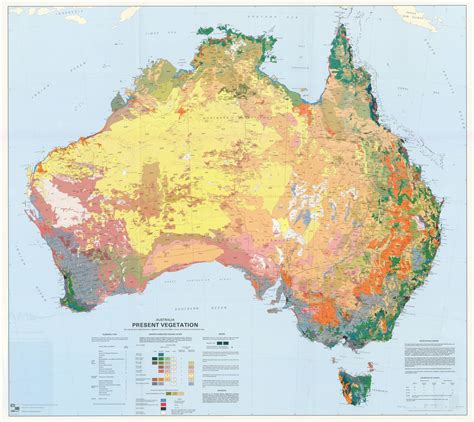 Durch einen klick auf loop ist sofort zu sehen, ob in den kommenden tagen mit einer hitzewelle zu rechnen ist. Australia Present Vegetation | Australia map, Oceania ...