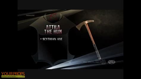 Attila was the ruler of the hunnic empire during the early 5th century. Deadliest Warrior Attila the Hun Scythian Axe original prop weapon