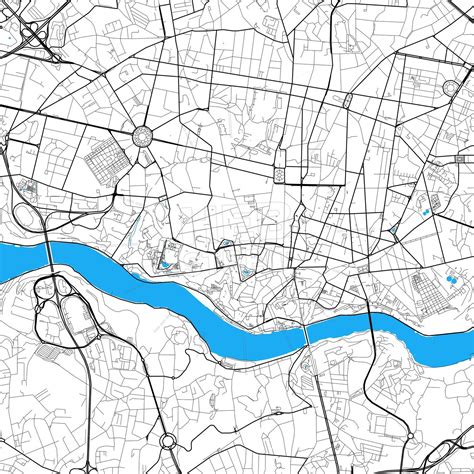 Geography and cartography european countries of world. Porto Portugal outline map | Streit
