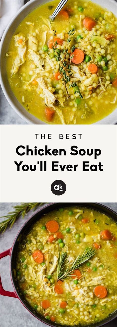 You'll want the chicken to be covered by the broth so make sure you stir them down to the bottom. The Best Chicken Soup You'll Ever Eat | Amber