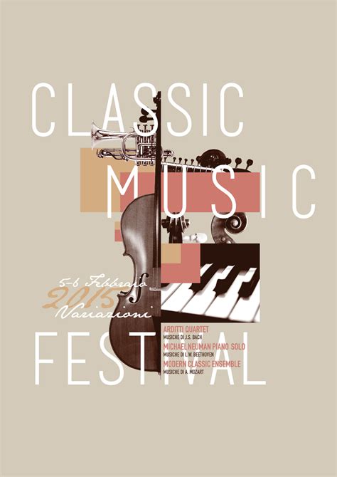 Saved by karl wills (@karlwills1). Variazioni | Classic Music Festival Poster on Behance...Musician | Music | Classicalmusic ...