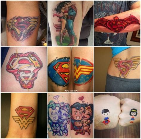 Small wonder woman color tattoo design. Hell Yeah Superman-n-Wonder Woman • #supermanwonderwoman ...