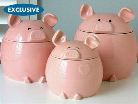 Rated 5 out of 5 by cabinfever from i love pierre the pig! Pig Canister Set See on Food Network The Neely's - Get ...