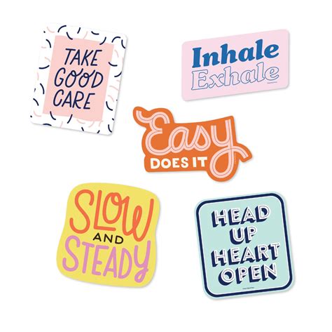 We produce custom stickers by request. Self-Care Sticker Pack Vinyl Decal Stickers for Laptops ...