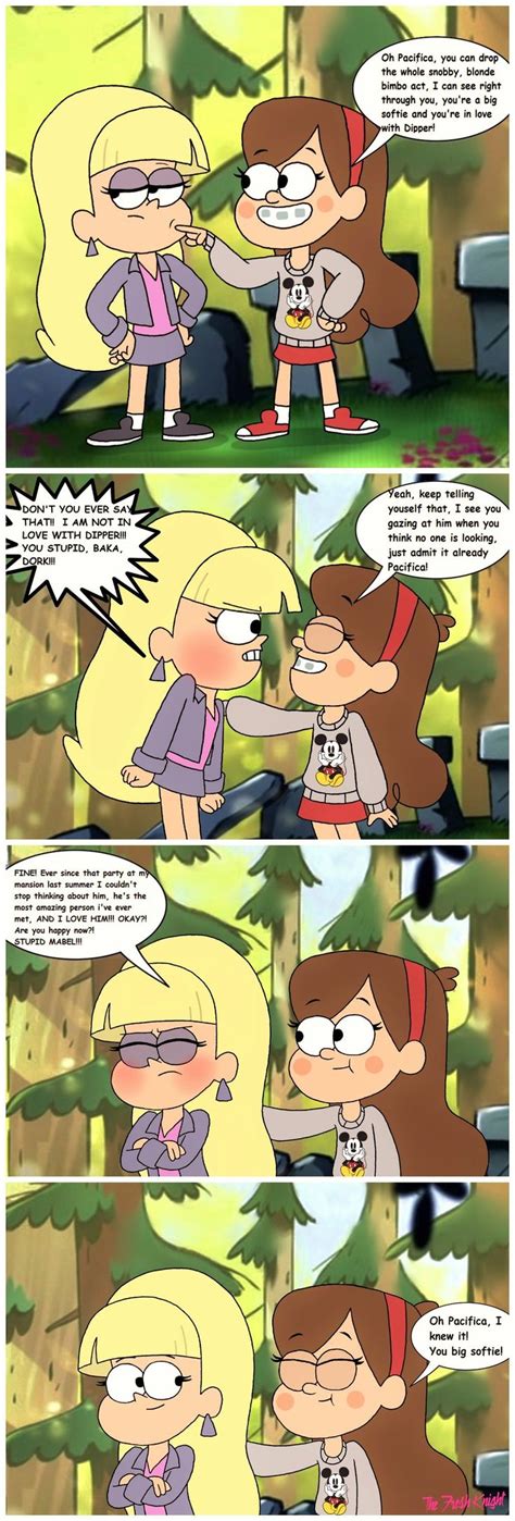 In this comic we will see a story about how dipper tries to give pacifica a surprise gift, but everything does not go as expected. אני לא אגיד שאני מאוהב ידי The-טרי-Knight | Gravity falls ...