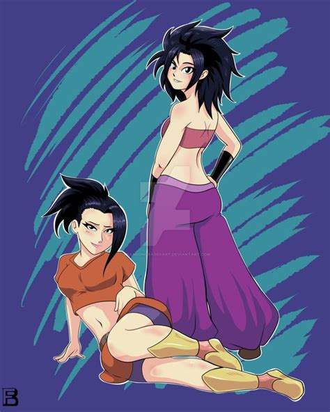 Share your thoughts, experiences, and stories behind the art. Saiyan Gals Kale and Califula by BrandonFraserArt ...