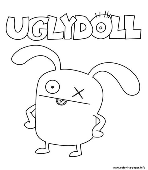 In their town, strange is special… and boy can they sing! Ugly Dolls 2 Coloring Pages Printable