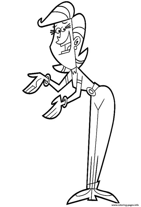 The series follows the everyday misadventures of timmy turner, a boy who is granted two fairy godparents named cosmo and wanda. Timmys Mom Fairy Odd Parents Cartoon Sc039 Coloring Pages ...