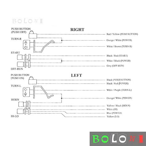 1 pair motorcycle 1 handlebar switches control and wiring harness compatible with harley. Handlebar Chrome Control Switch Housing Kit 45" Wiring For ...