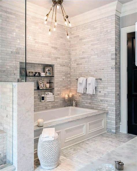 If you are renovating an old bathroom, then this is the best time to create a new tile design on your bathroom floor, backsplash, wall, or shower. Top 60 Best Bathtub Tile Ideas - Wall Surround Designs