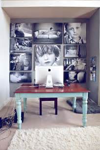 Amp up your stairs by grouping together a variety of artwork, family photos, kids' drawings, even shadow boxes. Hanging family photos on stairs