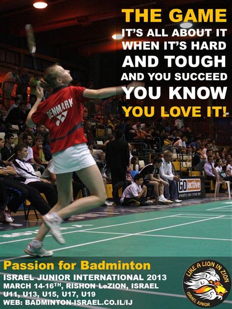 We did not find results for: It's all about the passion for Badminton http://www ...