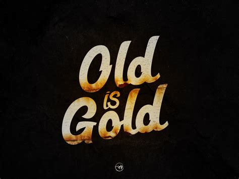 I see traces of the turtle soup, and venison, and gold spoon in this. Old Is Gold by Abo Elhassan on Dribbble