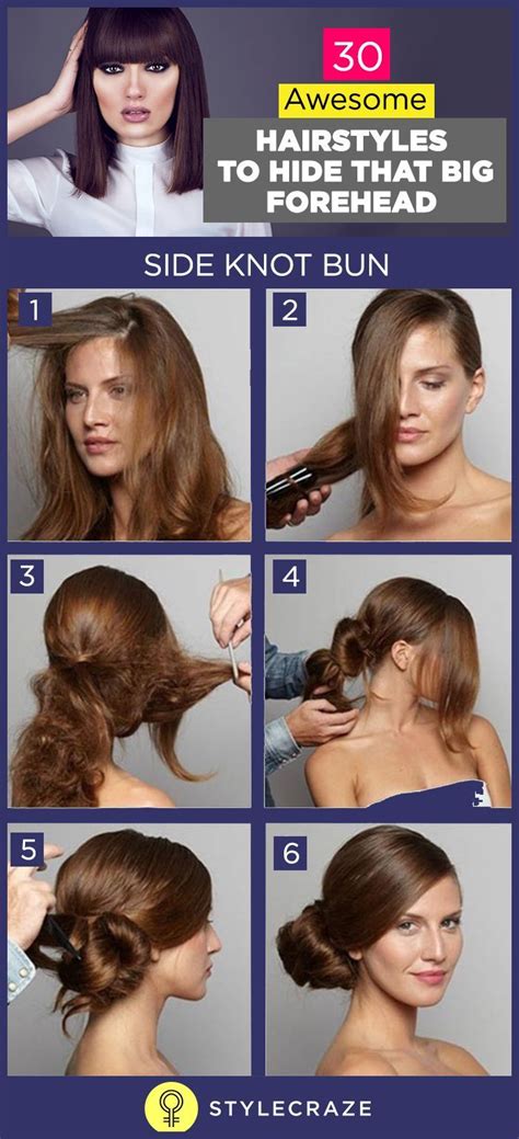 10 hairstyles that make you look 10 years younger. 30 Awesome Hairstyles To Hide That Big Forehead | Big ...