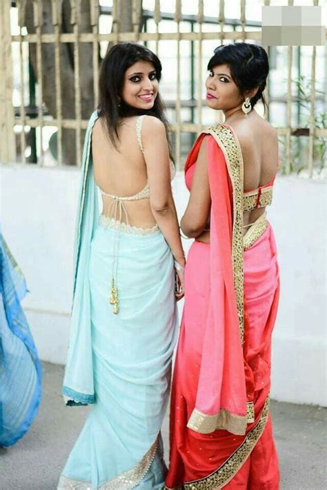 Backless saree Blouse | Backless blouse designs, Saree ...