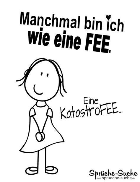 Suchen sie nach den kostenlosen bildern mit sprüchen? Fee lustiger Spruch mit Bild - Sprüche-Suche