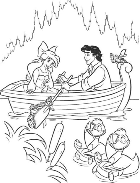 Frozen ariel disney princess coloring pages. Disney Princess Ariel And Eric Coloring Pages | Disney ...