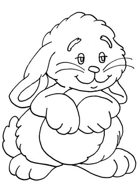 Click the checkbox for the options to print and add to assignments and collections. Bunny Preschool Coloring Pages Animals | embroidery ...