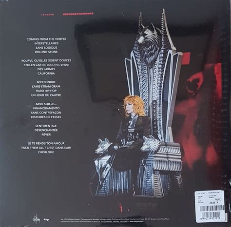 Crédits de l'album live 2019. Mylène Farmer - Triple Vinyle Live 2019 - Mylene.Net