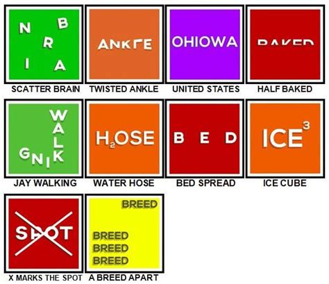 Dingbats answers ii pdf above questions on one a4 page, with answers on a separate a4 sheet. 100 Pics Dingbats Level 21-30 Answers | 100 Pics Answers ...