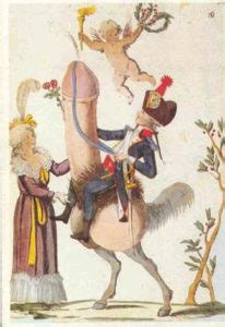 Caricature of french king louis xvi and his son riding on the back of stock photo: Bok: K av Katarina Frostenson | Kulturdelen