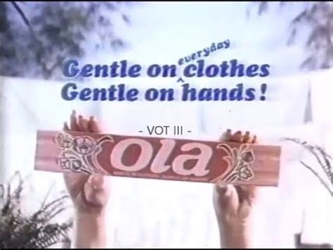 You can also use a 100% lard soap, but i've found that because coconut oil soap is super cleansing, you can use less in the. Ola Laundry Bar 30's - 1987, Philippines - YouTube