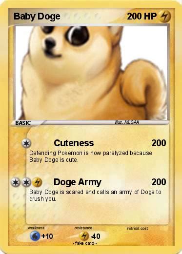 Simply love, pet, and watch your baby doge grow. Pokémon Baby Doge 9 9 - Cuteness - My Pokemon Card