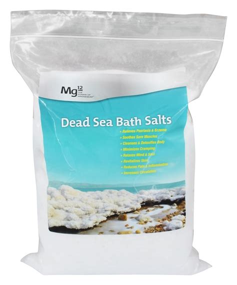 Mix the water until the salt is dissolved. Mg12 - Dead Sea Bath Salts - 5.5 lbs. - Walmart.com ...