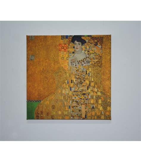 L'anteprima del prodotto è assolutamente precisa. Riproduzione su tela : Gustav Klimt - Ritratto di Adele ...