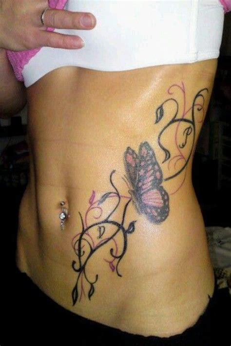 Crear un nombre de empresa atractivo. Mariposa, Firuletes e Iniciales de Nombre - Tatuajes para ...