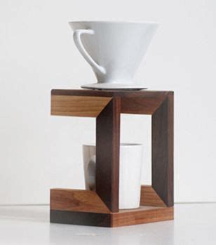 Handmade coffee pour over station for two, with adjustable heights. coffee drip stand | Drip coffee stand, Coffee stands ...