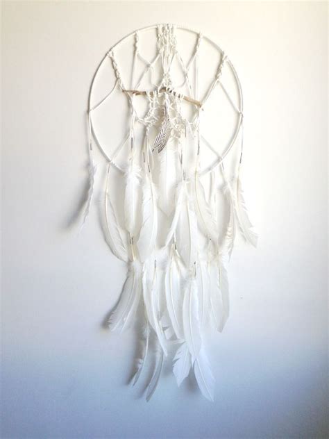 This photo and video macrame tutorial will walk you through all of the steps of creating your own lovely wall decor. White Web Macrame Wall Hanging | Sun and Glory | Dream ...