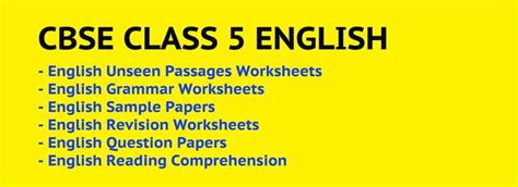 Maybe you would like to learn more about one of these? Class 5 English Unseen Passages, Revision Worksheets ...