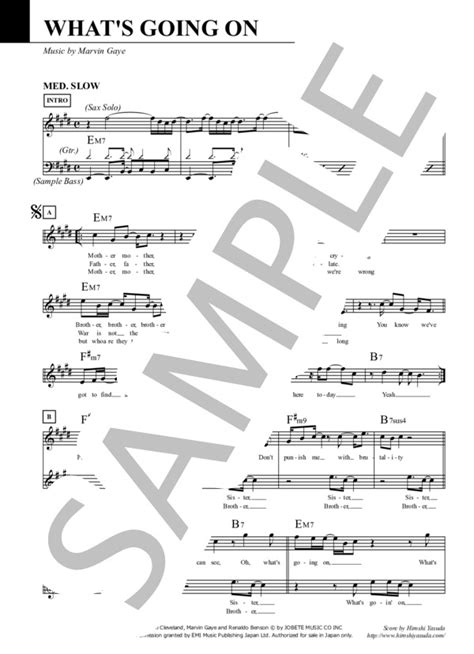 Ripple gateways should be factored into the price. 【楽譜】What's Going On／ファンク＆ソウル・スタンダード・ライブラリ (Sheet Music ...