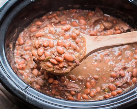 The sausage adds a nice smoky flavor. Recipe For Pinto Beans Ground Beef And Sausage / Crockpot ...